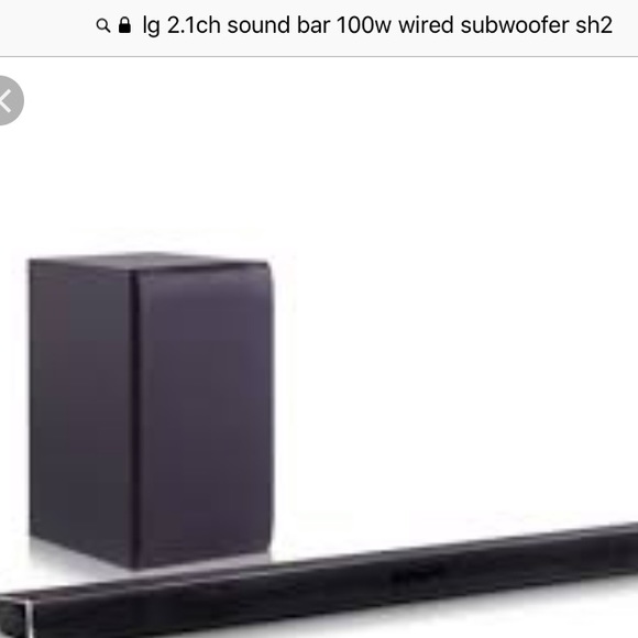 LG sound bar and subwoofer - Picture 1 of 1